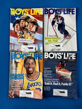 RARE Vintage Boys' Life Magazine 1991 (01/02/05/07/11) - Lot of 5 - Collectible